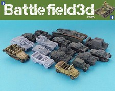 German WW2 Vehicles 1/100