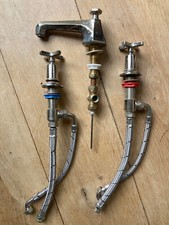 Lefroy Brooks MH 1228 Mackintosh Basin Mixer Chrome Taps Art Deco/Vintage USED