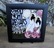 Moorcroft O HOLLY NIGHT Plaque