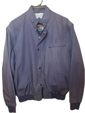 Ozark Trail Navy Full Zip Lined Coat Men’s Size L Bomber Jacket Snap