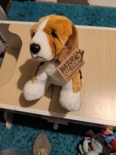 Dog Plush Soft Toy - Natural