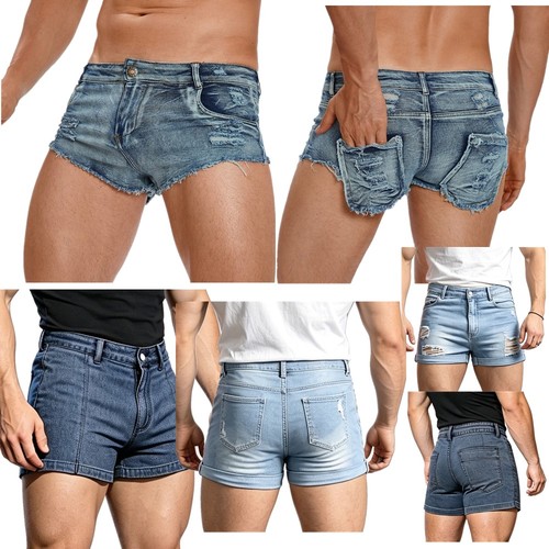 Men stylish ripped denim - uk,