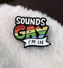 Rainbow Pin Badge LGBTQ Badge