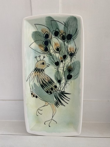 Peacock design rectangular - peacock,