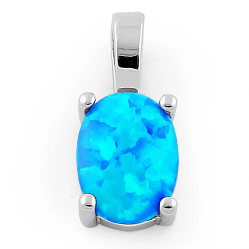 Oval shape black opal pendant - opal,