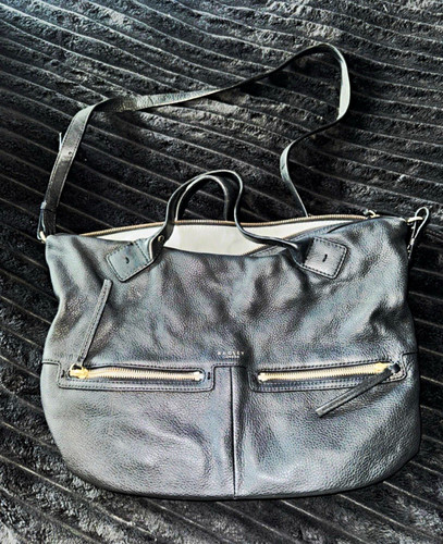 Radley black leather large - radley,