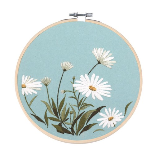 Daisy flower cross stitch - flower,