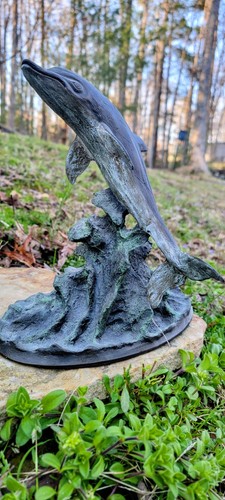 Obara dolphin statue 10 - a.j., obara,