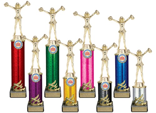 Personalised gold cheerleader - personalised,