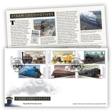 Steam Locomotives Stamps