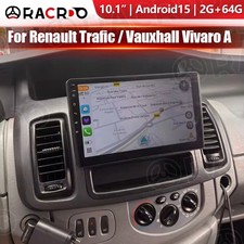 64G Android 15 Car Radio Stereo For Renault Trafic Vauxhall Vivaro A 2010-2014