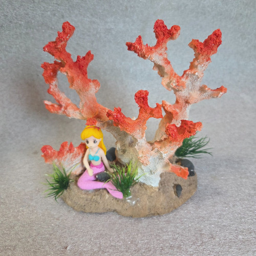 Aquarium air bubbler mermaid - aquarium,