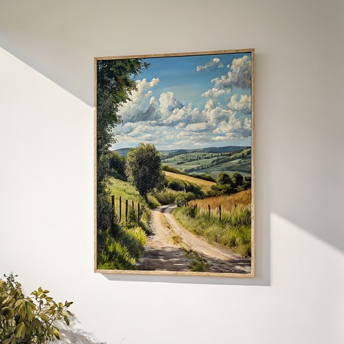 Peaceful countryside wall - peaceful,