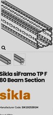 Sikla Modular Steel And Pipe Supports, 80x80, 6mts Long