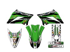 2010-2025 KLX 110 MAYHEM Green Senge Graphics Kit Compatible with Kawasaki