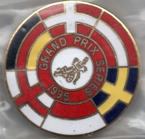 1995 speedway grand prix badge - speedway,