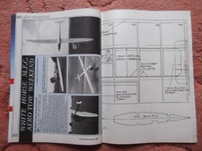 RC Model World Plans of Epaulette sports aerobatic + orig. mag. Aug 1988 RCMW