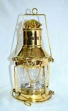 Oil Lantern Brass Shinny Antique Marine Maritime Hanging Handmade Lantern