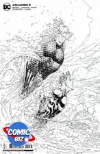 AQUAMEN #2 (2022) 1ST PRINTING SCARCE JIM LEE B&W VARIANT COVER DC COMICS