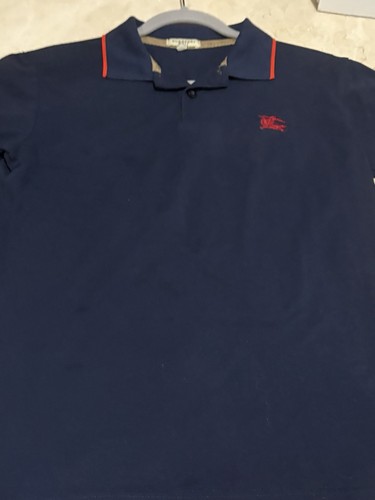 Burberry brit navy men polo - burberry, men's