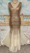 Maxi sequin evening dress - evening,