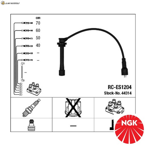 Ignition lead set 44314 for - lead,
