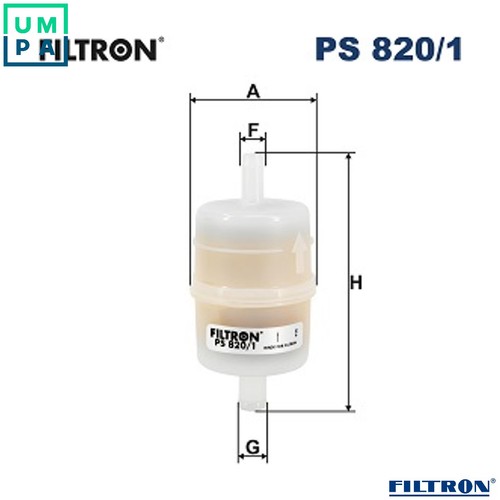 Fuel filter 820 - filter, ps