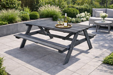 Premium Grey Wooden Picnic