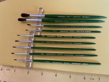 Humbrol Heller  artist  brushes 9 items   P2417
