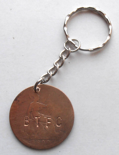Brackley town keyring - town,