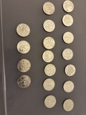 Alphabet 10p 2018 A-Z Coin Bundle 20 rare coins including C E F G J I K NO P Q R