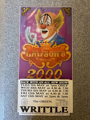 John lawson circus poster - john,