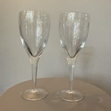 Waterford Crystal John Rocha GEO Large Wine Glasses x 2  25cm Tall (8 Available)