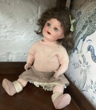 Antique Heubach . Koppeldorf Bisque Doll 342 . 4/ 0 a Germany
