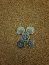 Isle Of Man 5p Coin Collection