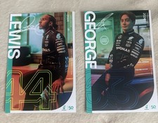 Mercedes F1 Driver Cards Rare