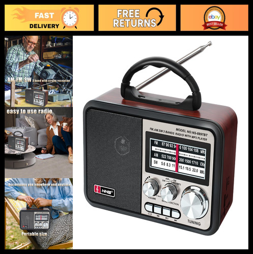 Portable retro vintage radio - vintage,