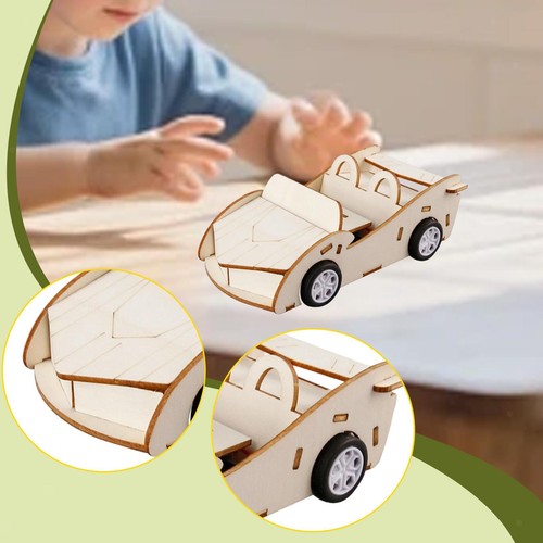 Wooden puzzle car diy - puzzle,