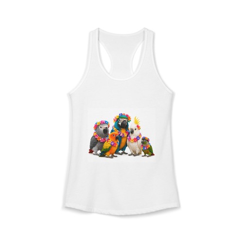Tropical parrot party women - tropical,