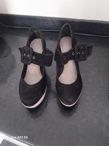 Ladies black suede - ladies,