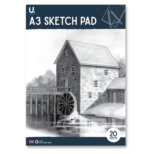 Sketch pad white artist - a3,