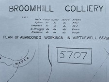 Mining plan of Broomhill Colliery, Larkhall, Lanarkshire, dated 1911.