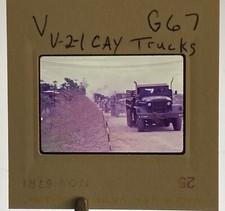 Vietnam 1967-35mm Slide-US Army Truck Caravan-4 2-1 CAY, G67