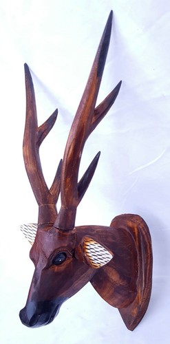 Deer stag head - deer, hand