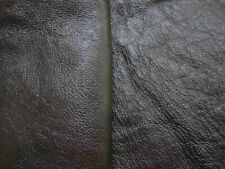 Dark Brown Thick distressed leather 1.5mm 8" x 11" BR845