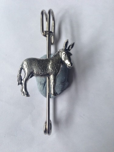 C15 donkey kilt pin scarf - donkey,