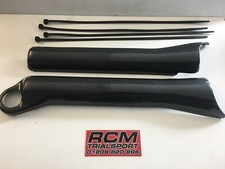 20" OSET FORK LEG GUARD  PROTECTORS LOWER CARBON LOOK  ELECTRIC TRIALS BIKES