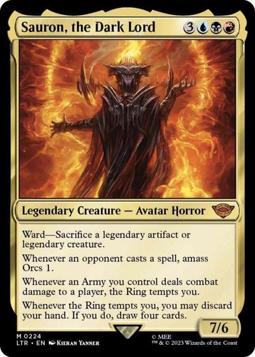 Sauron the dark lord - #224, mtg