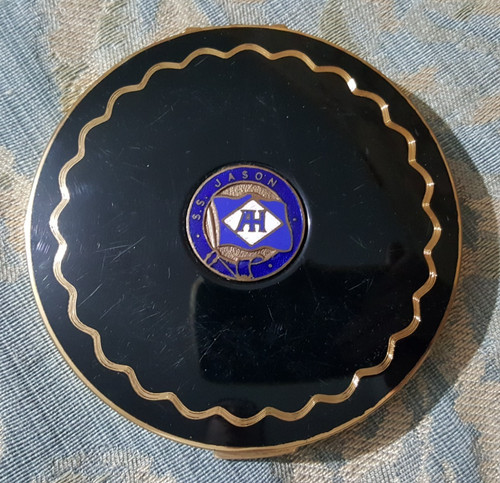 Compact vintage blue - blue, funnel