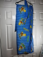 Vintage The Simpsons kids bedroom Curtains & Ties 2007 Bart Simpson Official